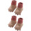 2Paare Säuglings Rosa Thicken Warm Elastisch 5