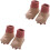 2Paare Säuglings Rosa Thicken Warm Elastisch 3