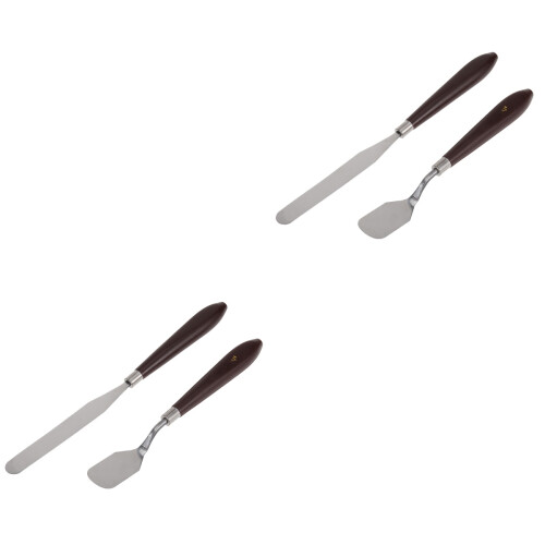 2Stk Schaber Mit Komfortablem Holzgriff 2