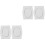 4Stk Robuster Finger Guard Weiß Food Hand Protector 3