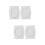 4Stk Robuster Finger Guard Weiß Food Hand Protector 7
