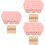 3Stk Eisform Aus Silikon Und Holz, Eiscreme Maker Set Rosa 6
