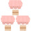 3Stk Eisform Aus Silikon Und Holz, Eiscreme Maker Set Rosa 2
