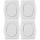 4Stk Robuster Finger Guard Weiß Food Hand Protector 5