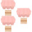 3Stk Eisform Aus Silikon Und Holz, Eiscreme Maker Set Rosa 7