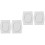 4Stk Robuster Finger Guard Weiß Food Hand Protector 4