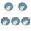 5Pièces Roue Stable En ABS Pour Hamster Gerbille Usage 4