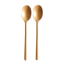 4Stk Holzlöffel Leicht Zum Servieren Von Suppe Und Eintopf Gelb