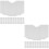 200Pièces Cartes Blanches Compactes DIY Blanches Pour Note Graffiti 6