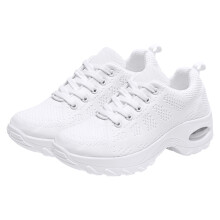 2Paires Sneakers Femme Blanches Confort Respirant Design Élégant