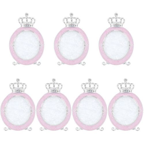 7Pièces Présentoir Rose Support Ongles Ambiance Rétro Soignée 1