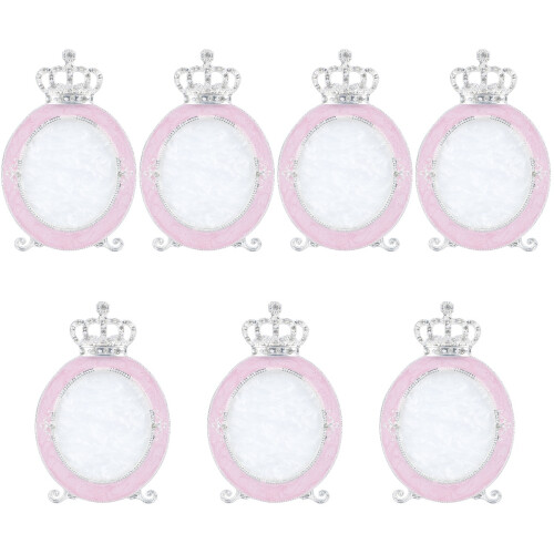 7Pièces Présentoir Rose Support Ongles Ambiance Rétro Soignée 2