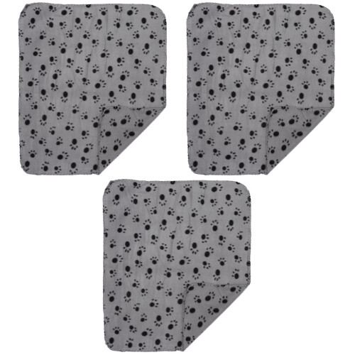 3Pièces Plaid Doux Flexible Pour Animaux Usage Hivernal 2
