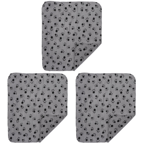 3Pièces Plaid Doux Flexible Pour Animaux Usage Hivernal 1