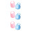 6Pièces Range- Bébé Portable En PP Assorties 10