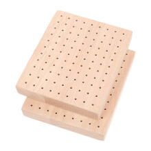 10Pièces Supports D'exposition En Bois Khaki Pour Modèles En Argile