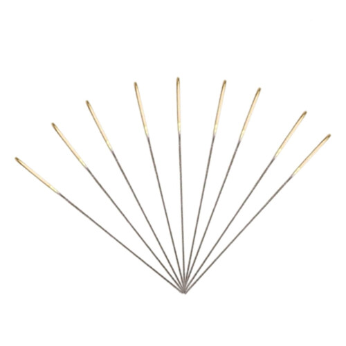 200Pièces Aiguilles À Broder Multi Usage Multi Couleur Anti-Rouille