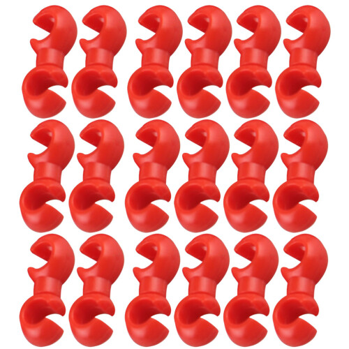 80Pièces Guides Câbles Pour