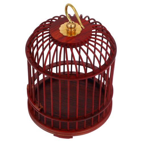 2Pièces Cage À Oiseaux Suspendue Bois Multiusage