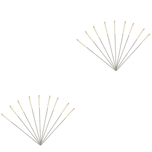 200Pièces Aiguilles À Broder Multi Usage Multi Couleur Anti-Rouille 2