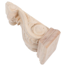 2Pièces Corbeaux En Bois Khaki - Décoration Murale Support