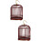 2Pièces Cage À Oiseaux Suspendue Bois Multiusage 7