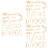 3Sets Baby Aankondigingskaarten Beige Groeiherinnering 6