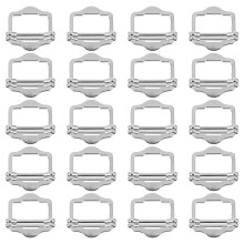60Pièces Boucles Métalliques Argentées Pour Sacs Projets DIY