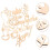 3Sets Baby Aankondigingskaarten Beige Groeiherinnering 10