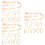 3Sets Baby Aankondigingskaarten Beige Groeiherinnering 7