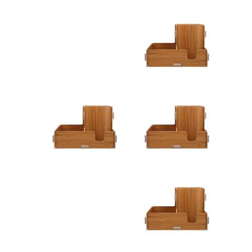 4Pièces Porte- Bois Khaki Compartiments Pour Cuisine Maison 2