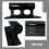 8Ensembles Montures Fourche Solides Noir, Usage Polyvalent 6