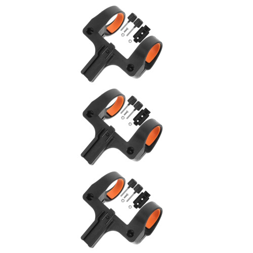 3Pièces Support Noir Protection Caoutchouc 2