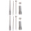 2Ensembles Ensemble 5 Outils Argent Pour Réparation Joints 6