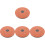 4Pièces Rotatif Massage Taille Orange Usage Maison 4