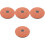 4Pièces Rotatif Massage Taille Orange Usage Maison 5