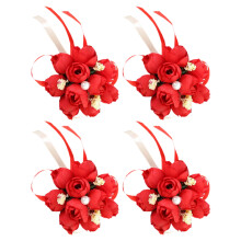 Mlins  2 Count Artificial Flower Bracelet Wedding Wrist Bridesmaid