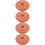 4Pièces Rotatif Massage Taille Orange Usage Maison 10