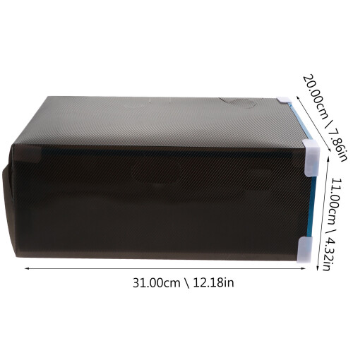2Pcs Plastic Drawer Storage Boxes Organizers For Sundries 1