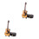 2Pièces Mini De Bois Décor Maison Durable 9