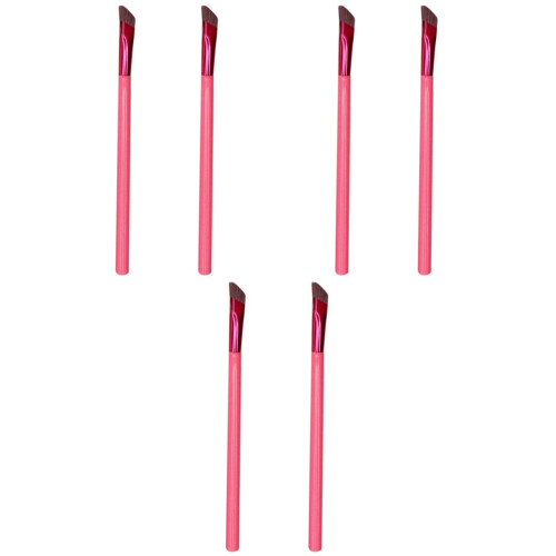 6Pièces Brosse Sourcils Anglée Rouge Pastèque Pour Femmes 2