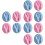 12Pcs Baby Handprint Keepsake Kit DIY Plaster Mold Assorted Colors 7
