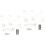 2Pcs Decorative LED Curtain String Lights Multi-Color Fairy Lights 4