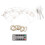 2Pcs Decorative LED Curtain String Lights Multi-Color Fairy Lights 1