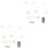 2Pcs Decorative LED Curtain String Lights Multi-Color Fairy Lights 3