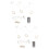 2Pcs Decorative LED Curtain String Lights Multi-Color Fairy Lights 7