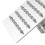 3Pcs Stainless Steel Square Shower Head Rainfall High Pressure Silver 7