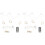 2Pcs Decorative LED Curtain String Lights Multi-Color Fairy Lights 2