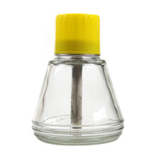 3Pcs Transparent Pumping Bottles Nail Polish Remover Liquid Storage