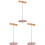 3 Pcs Headphone Stand Decorate Metal Headset 2